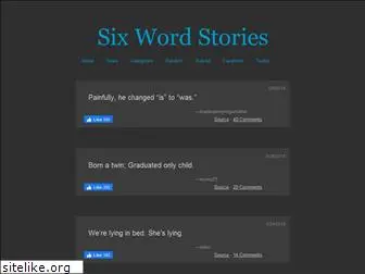 sixwordstories.net