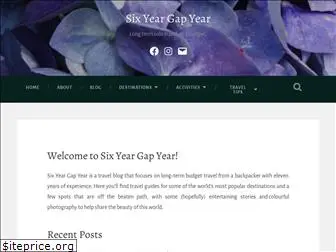 sixyeargapyear.com