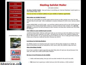 sizzlingsafelistmailer.com