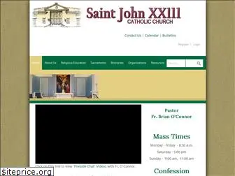 sjxxiiiparish.org