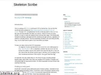 skeletonscribe.net