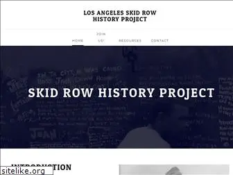 skidrowhistoryproject.com