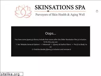 skinsationsspa.com