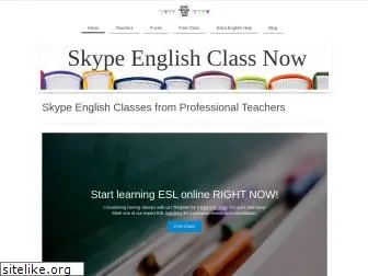 skypeenglishclassnow.com