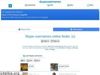 skypeusernames.com