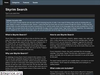 skyrimsearch.com