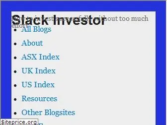 slackinvestor.com