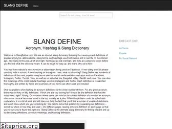 slangdefine.com