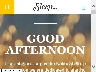 www.sleep.org
