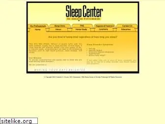 sleepcenterofgreaterpittsburgh.com