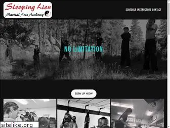 sleepinglionmartialarts.com