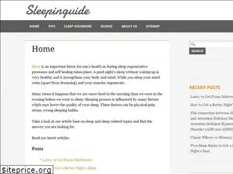 sleepinguide.com