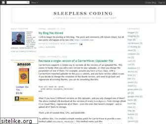 sleeplesscoding.blogspot.com