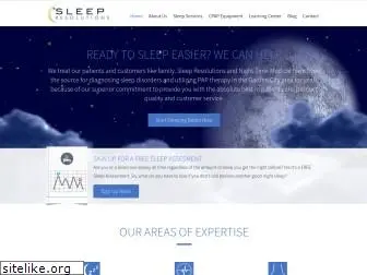 sleepresolutions.com