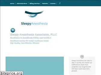 sleepyanesthesia.com