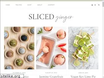 slicedginger.com
