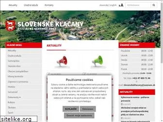 slovenskeklacany.sk