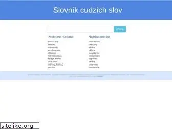 slovnikcudzichslov.sk