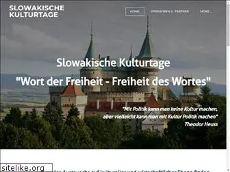 slowakische-kulturtage.de