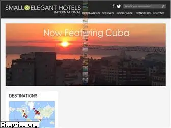 smallandeleganthotels.com