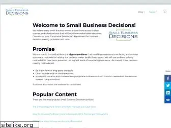 smallbusinessdecisions.com