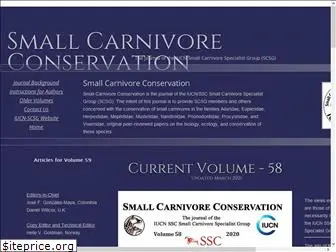 smallcarnivoreconservation.org