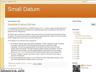 smalldatum.blogspot.com