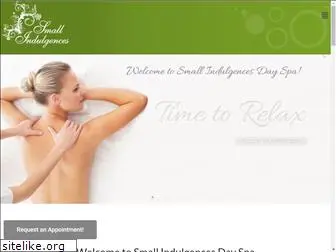 smallindulgencesdayspa.com