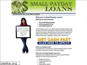 smallpaydayloans.com