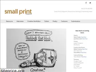 smallprintmagazine.com