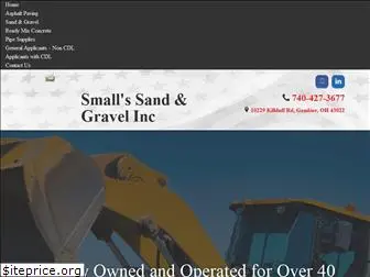 smallssandandgravel.com