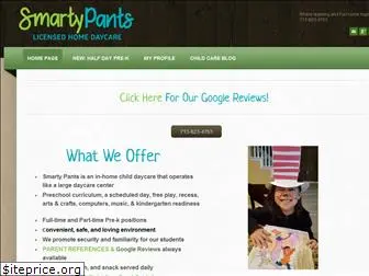 smartypantshomedaycare.com