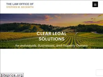 smbeckwithlaw.com
