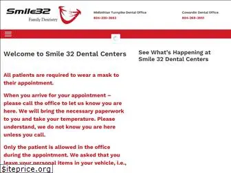 smile32dentalcenters.com