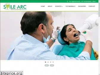 smilearc.co.in - smile arc dental care vijayawda home page