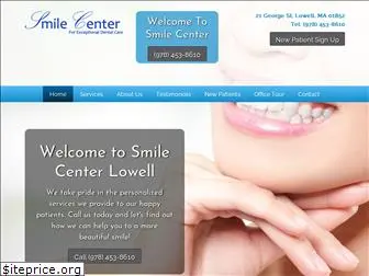 smilecenterlowell.com