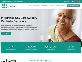 smileshospitals.com