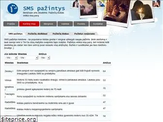 www.smspazintis.lt