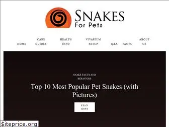 snakesforpets.com