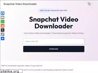 snapchatvideodownloaderonline.com
