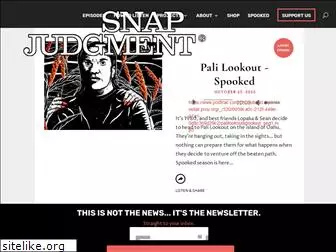 snapjudgement.org