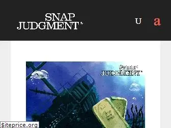 snapjudgment.org