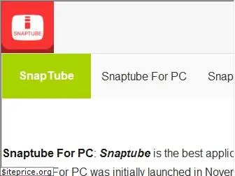 snaptubeforpc.com