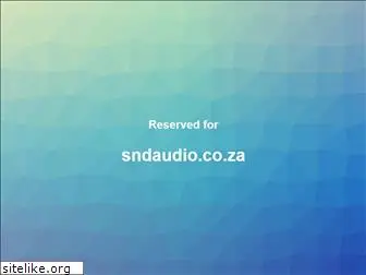 sndaudio.co.za