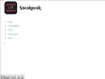 sneakpeak.org