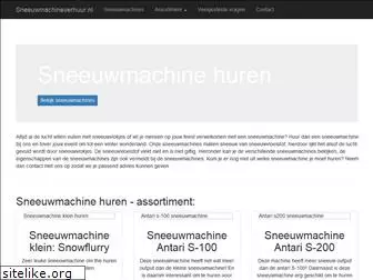 sneeuwmachineverhuur.nl