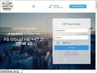 snekkeroslo.no