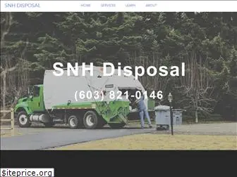 snhdisposal.com