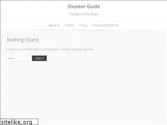 snookerguide.co.uk