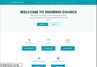 snoringsource.com